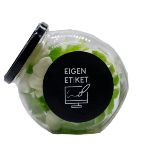 Snoeppot gevuld