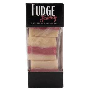 Raspberry Cheesecake fudge box